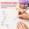 Compact Pill Bottle Organizer, Pill Organizer with 7 Large Compartments, Portable Travel Pill Case with Easy Open Lid, Clear Medicine Storage Container for Vitamins Supplements(White) view 3