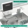 Electric Dishwasher Sink Cleaner, Ultrasonics 360W Touch Control Machine for Washing Fruits and Vegetables, In-Sink Design view 2