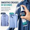 Instant Wrinkle Releaser Spray Smooths Creases In Seconds, No Iron, Travel-Ready, Static-Free & Fresh, Quick-Dry Fabric Wrinkle Remover & Static Eliminator For Clothes, Delicate Fabrics (3PC) view 3