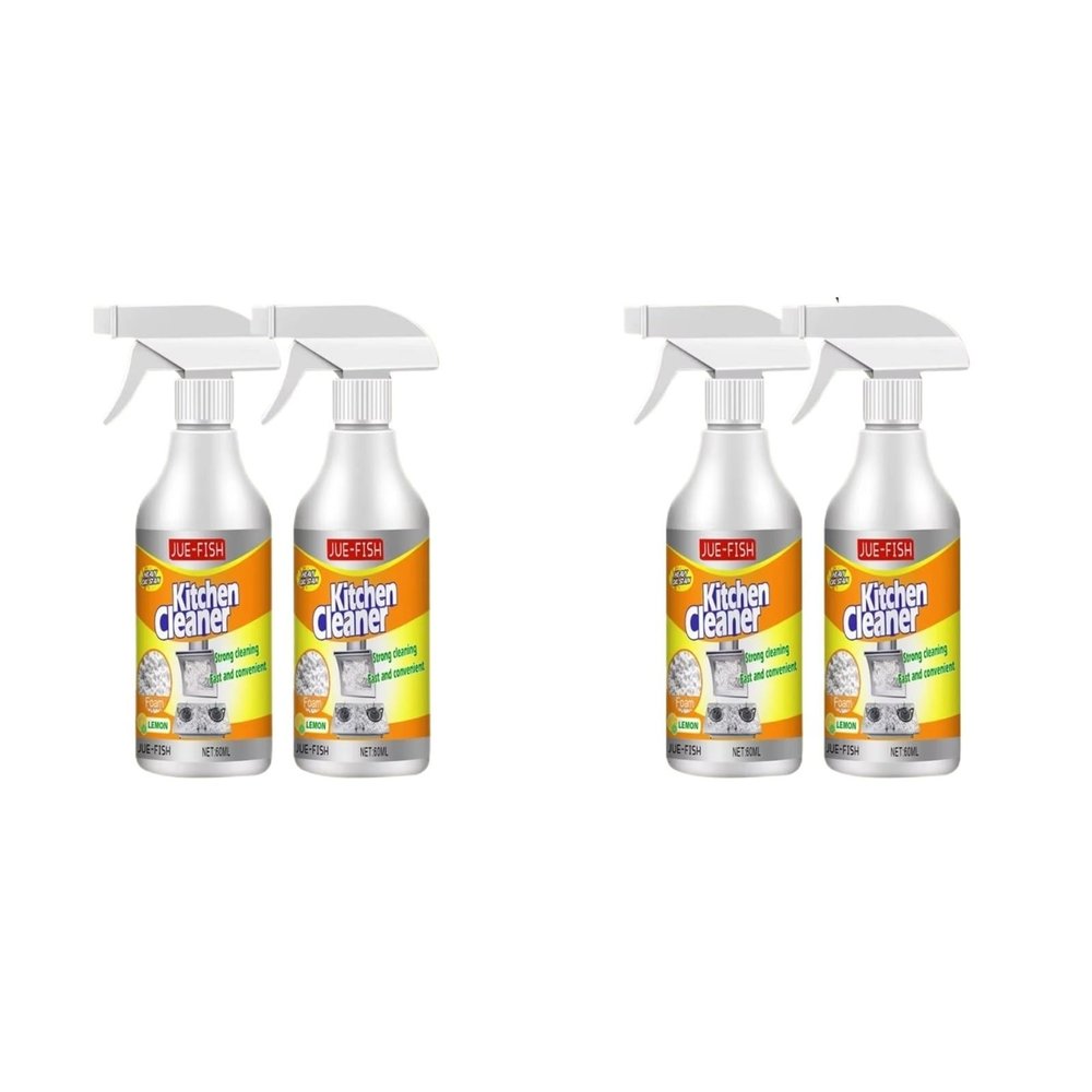 ZHANGWUS Oil Cleaner Bubble Spray Remover Grease Foam Multipurpose Dirt Oil Cleaning Kitchen Grills Foam Washing Kitchenware Degreaser(240ml Bottled)