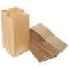BESPORTBLE 100pcs Kraft Paper Takeout Packing Bags for Candy and Hot Dogs, Oil Resistant Paper Lunch Bags with Easy-to-use Design, for Packing Snacks for Occasion or Picnics, 7.09x3.54x2.17 view 1