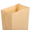 BESPORTBLE 100pcs Kraft Paper Takeout Packing Bags for Candy and Hot Dogs, Oil Resistant Paper Lunch Bags with Easy-to-use Design, for Packing Snacks for Occasion or Picnics, 7.09x3.54x2.17 view 3
