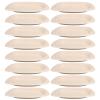 Abaodam Disposable Bulk Pack Oval Plates 50pcs Paper Made of Biodegradable Pulp, Multi-functional and Versatile Party Platter Plates Eco-friendly for Serving Fruits and Barbecue Dishes view 1