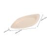 Abaodam Disposable Bulk Pack Oval Plates 50pcs Paper Made of Biodegradable Pulp, Multi-functional and Versatile Party Platter Plates Eco-friendly for Serving Fruits and Barbecue Dishes view 2