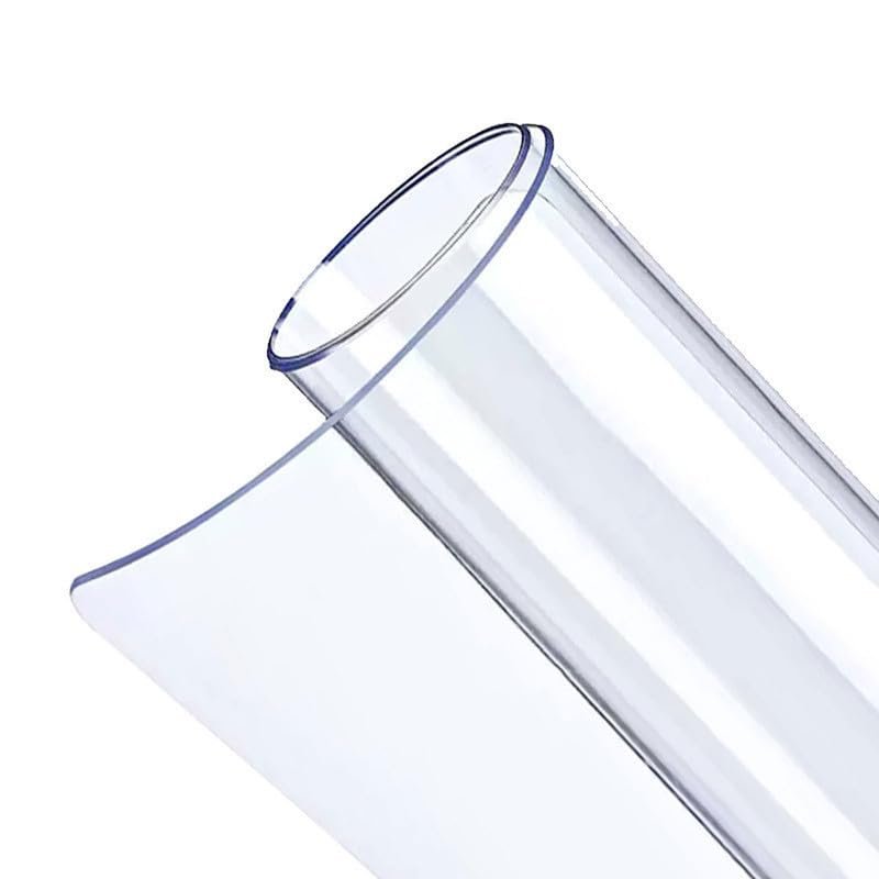 PVC Transparent Tablecloth Protector, 1.5mm Thick Rectangular 14x44 inch Desktop Protective pad for Kitchen, Dressing Table, Writing Table, and Dining Table