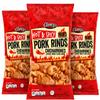 3 Pack Hot Spicy Pork Rinds Chicharrones 5 Oz Keto Snack Crunchy Cracklins! view 1
