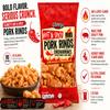3 Pack Hot Spicy Pork Rinds Chicharrones 5 Oz Keto Snack Crunchy Cracklins! view 2