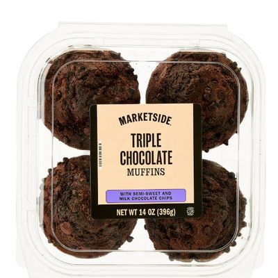 Marketside Triple Chocolate Muffins, 396g