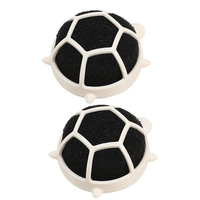 Ellylian 2 Pack Turtle Shaped Reusable Laundry Lint Catcher Balls, Washing Machine Pet Hair & Lint Remover Filter Balls(Cream)