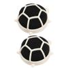 Ellylian 2 Pack Turtle Shaped Reusable Laundry Lint Catcher Balls, Washing Machine Pet Hair & Lint Remover Filter Balls(Cream) view 1