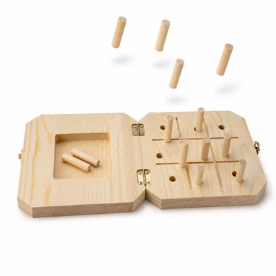 Wooden Peg Board Activity for Seniors, Finger Dexterity Hand Coordination