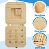Wooden Peg Board Activity for Seniors, Finger Dexterity Hand Coordination view 3
