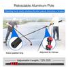 UBNMIUBV 24Ft Telescopic Window Cleaning Pole with Water Fed Brush - Extendable Kit for Solar Panel & Conservatory Roof Cleaning Ideal for Easy Reach & Streak-Free Shine,30cm Brush Head-1 g view 3