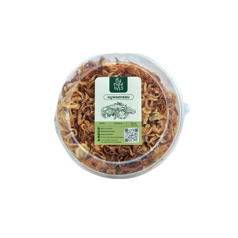 Crispy Pork Floss, Oven-Dried Savory Pork Strips, Thin and Crunchy Snack (200g)