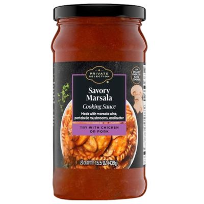 Savory Marsala Cooking Sauce with Rich Mushroom Wine, 15.5 oz Jar