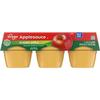 Classic Apple Applesauce Cups 4 oz, 6 Count Fruit Snack Pack view 1