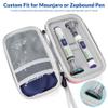 Insulated Cooler Travel Case for 2 Zepbound & Mounjaro Injector Pens, TSA Approved Tirzepatide Pen Holder with Ice Pack, Dual-Layer Mesh Pocket, Protection Case for Travel (Pink, Fits 2 Pen) view 3