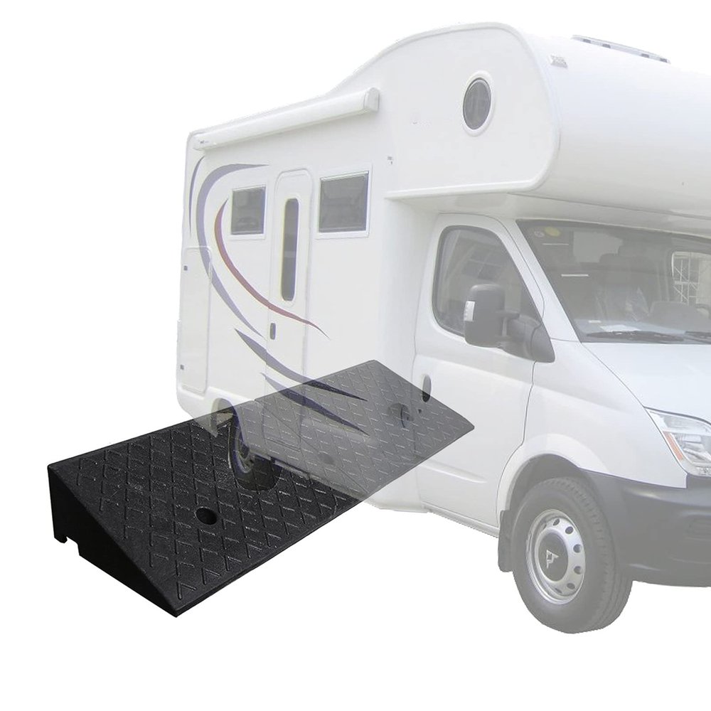 Rv Vehicle Curb Ramp 1.5inch/2inch/3inch/4inch Rise, Entry Handicap Steps Heavy Duty Threshold Ramps