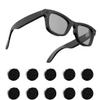 Meta Smart Glasses Light Cover Compatible with Ray-Ban Meta Gen 1/2 Wayfarer, Skyler and Oakley HSTN, Self-Adhesive Black Cover Accessories, 10 Pack view 1