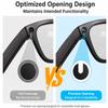 Meta Smart Glasses Light Cover Compatible with Ray-Ban Meta Gen 1/2 Wayfarer, Skyler and Oakley HSTN, Self-Adhesive Black Cover Accessories, 10 Pack view 3