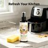 Zusyio 2026 New 2-in-1 Air Fryer Cleaner and Degreaser Spray, Grease Air Fryer Cleaner Spray, Removes Grease, Grime, Oil & Baked-On Food, Includes Sponge, Fast-Acting, Residue-Free view 2