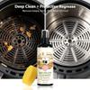Zusyio 2026 New 2-in-1 Air Fryer Cleaner and Degreaser Spray, Grease Air Fryer Cleaner Spray, Removes Grease, Grime, Oil & Baked-On Food, Includes Sponge, Fast-Acting, Residue-Free view 4
