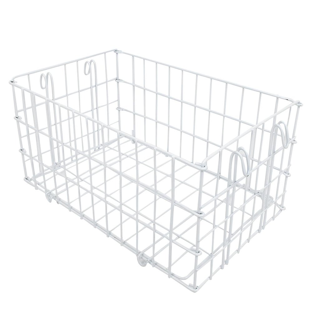 Rear Basket fit for Mobility Scooters 40x26x20cm Folding Metal Wheelchair Basket Large Capacity