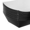 Garneck 20 Pcs Disposable Kraft Paper Food Trays Lightweight Waterproof No-fold Design for Hot Dogs Chicken Wings Bbq and Cooked Foods for Family Gatherings the Go Random Color view 3