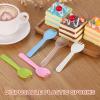 METALLIXITY Disposable Plastic Spork (11cm / 4.3") 100Pcs, Clear view 4