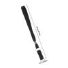 Obuyke 10pcs Black Nylon Cane Wrist Bands with Stainless Iron Clip Holder, Anti Lost Walking Stick Lanyard for Canes and Walking Sticks, Secure Attachment Wrist Strap Design for Hiking view 2
