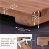 Elevated Waterproof Teak Shower Mat, Non-Slip Solid Wood Bath Mat for Showers & Bathtubs, Perfect for Indoor/Outdoor Use, Stylish & Durable Design view 2