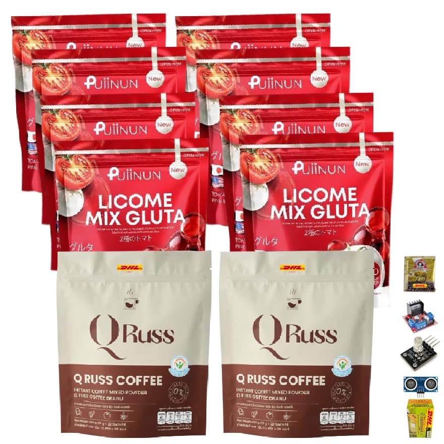 Roasted Qrusscoffeemix Gift Set 10 Robusta 450g 19in1 Arabica Set