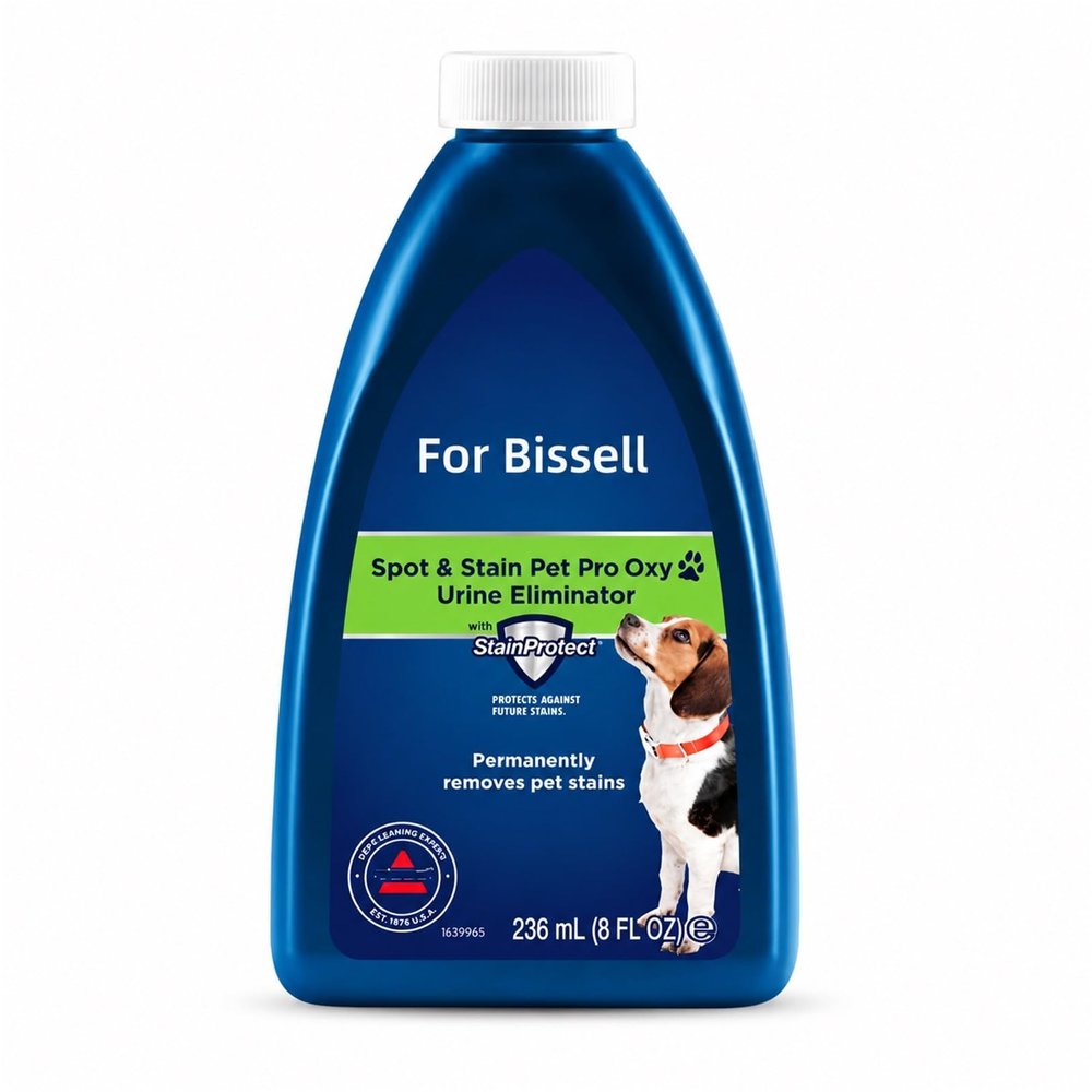 Compatible with Bissell Carpet Cleaner Solution, Deep Cleaning, Effective Pet Odor Remover, 1 Bottle, 236ml