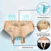 LUXEER Inguinal Hernia Support Belt Truss with Compression Shorts Beige Medium view 3