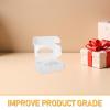 Vaguelly 50pcs Kraft Paper Soap Boxes with Window and Lid, Elegant White Paper Packaging Boxes for Jewelry and Candy, for Gifting Occasions and Daily Storage view 3