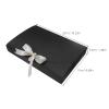 FOYTOKI 20pcs Black Paper Gift Boxes with Ribbon Bowknot for Scarves and Shirts, Premium Sturdy Multievent Usability, for Party Favor and Shower Packaging view 2