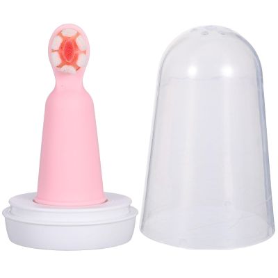NAMOARLY Toothbrush for Teeth and Tongue Cleaning, Soft Silicone Finger Sleeve Design with Three-Sided Bristles, Safe Liquid Silicone Material for Newborn Oral Care