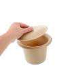 Kichvoe Portable Adult Bed Pan with Lid Hygienic Plastic Urinal Bucket for Travel and Bedside Use, Ergonomic Comfortable Sitting Posture, Lightweight Spillproof Design for Seniors view 4