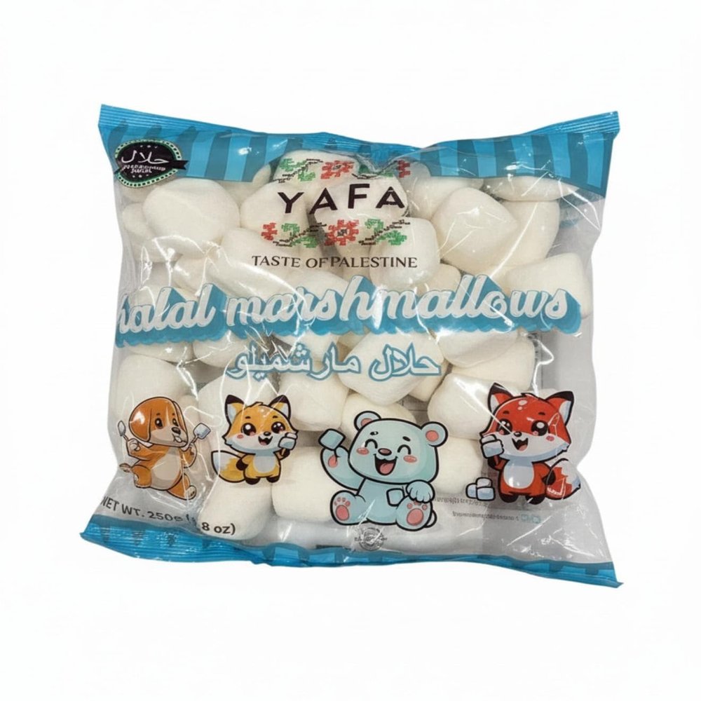 Halal Mini Marshmallows Soft Fluffy Vanilla Marshmallows for Hot Chocolate Baking S'mores Desserts Candy Buffets Cake Decorating Kids Snacks Halal Certified 8.5 OZ TOTAL NET WT 240 G [ 8.5 OZ , 0.5 LB ]