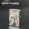 Peach and White Lighter Case Cover Metal Lighter Case view 4