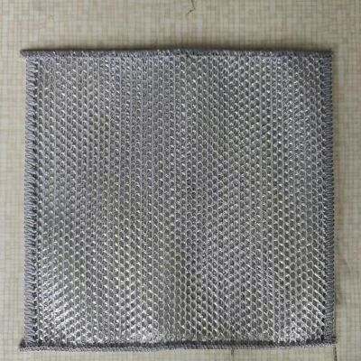 Cwayozkso Silver Wire Microfiber Dish Cloths, Reusable Kitchen Rags for Pots Stove Greasy Marks Cleaning