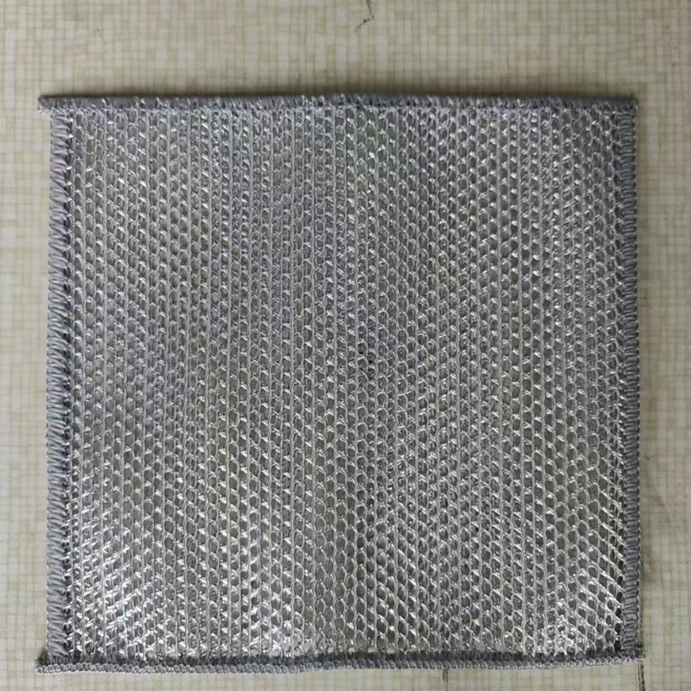 Cwayozkso Silver Wire Microfiber Dish Cloths, Reusable Kitchen Rags for Pots Stove Greasy Marks Cleaning
