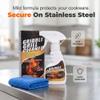 Fast-Acting Heavy-Duty Grill Degreaser Spray, Multi-Surface Grease Cleaner, Heavy Duty Grill Cleaner Spray All Purpose Heavy Oil Cleaning Agent for Barbecue Grills (1Pcs) view 4