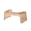 Transparent Plastic Bathroom Chair Shower Camping Small Stool Living Room(Style4) view 1