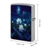 Night Lotus Flowers Lighter Case Cover Metal Lighter Case view 2