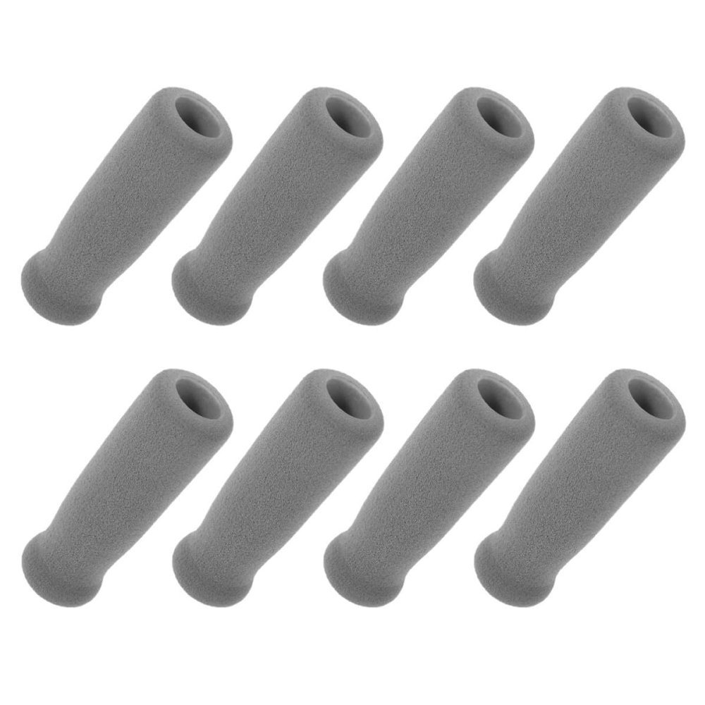 SHERCHPRY 8pcs Walking Cane Handle Grips Replacement Sponge Covers for Crutches and Walking Sticks, Wear Resistant and Easy to Clean Foam Handles for Seniors and Elderly Users