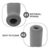 SHERCHPRY 8pcs Walking Cane Handle Grips Replacement Sponge Covers for Crutches and Walking Sticks, Wear Resistant and Easy to Clean Foam Handles for Seniors and Elderly Users view 3