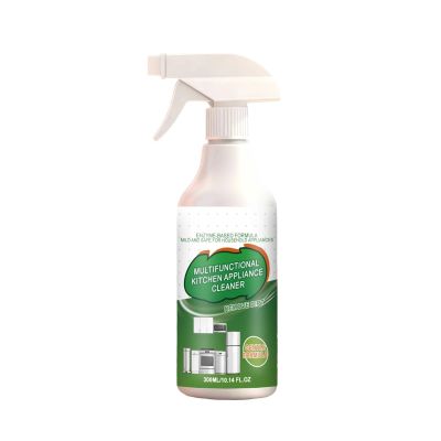 ZHANGWUS 300ml Enzyme Foam Cleaner Multi purpose Grease Cleaning Spray Surface Cleaning Degreaser for Stovetops Range Hoods and Ovens