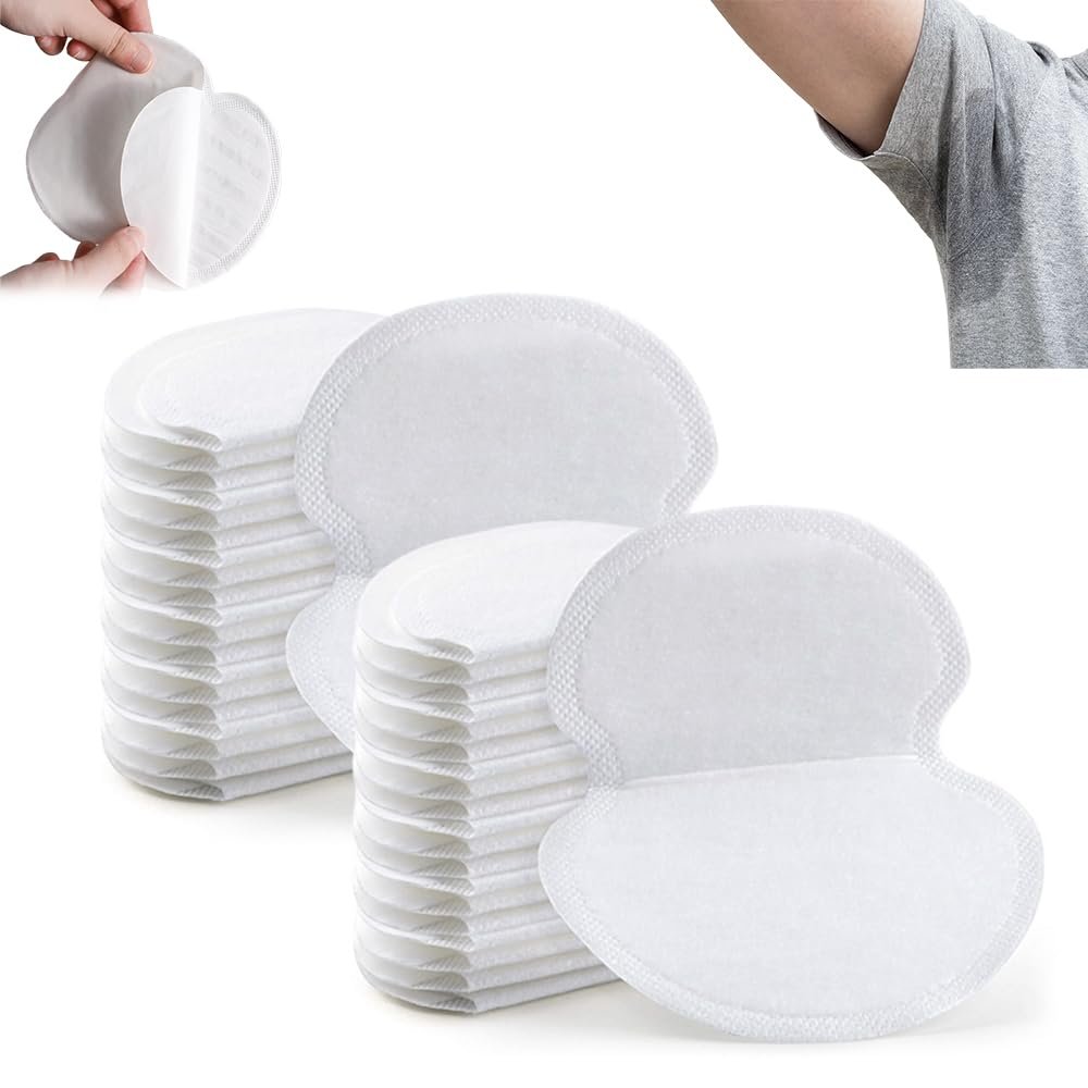 Underarm Sweat Pads, 100pcs Disposable Armpit Pads for Women and Men