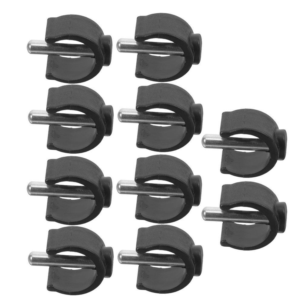 10Pcs C-Shape Walker Clips for Walking Stick and Walker